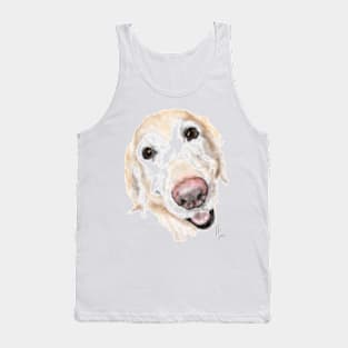 Golden Retriever Smiling Tank Top